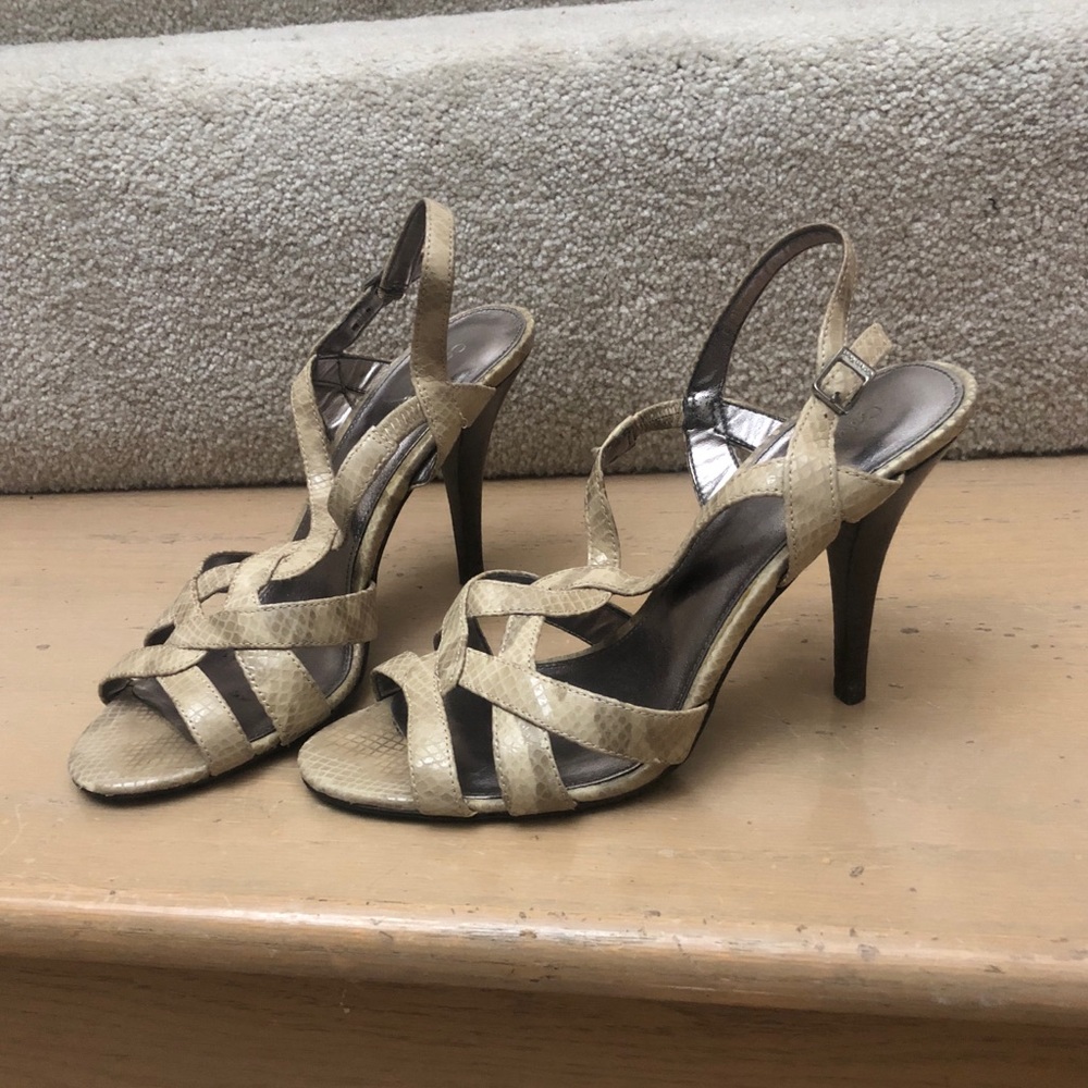 Tan Calvin Klein Heels